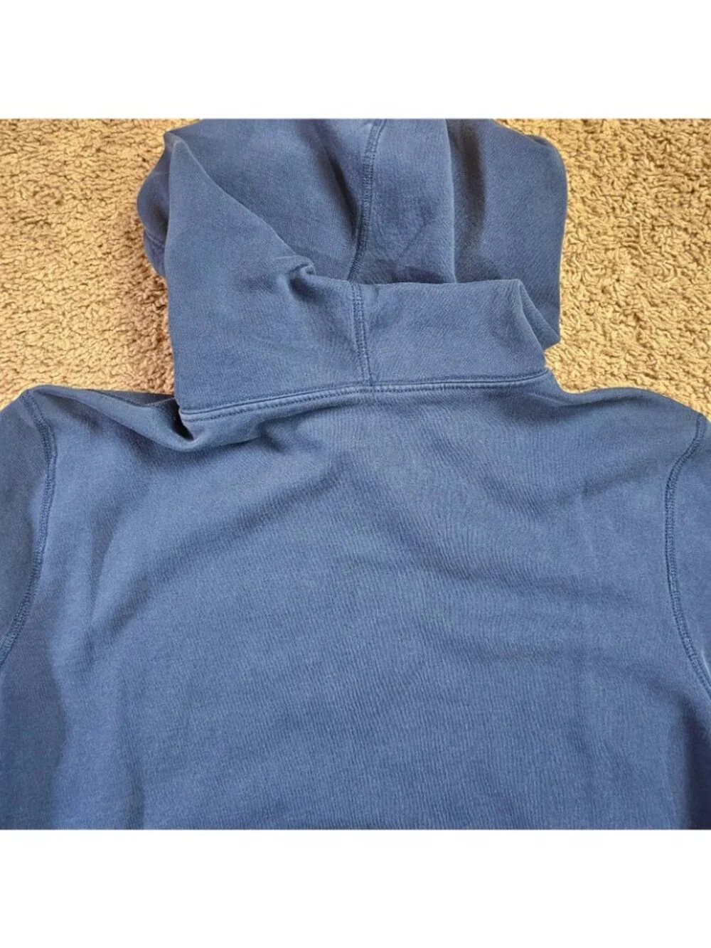 American Eagle Sweatshirt Mens M Blue Pullover Hoodie Logo Athletic Fit Casual - Picture 12 of 12